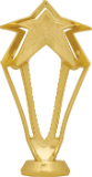 8" Gold 3-D Rising Star Figure