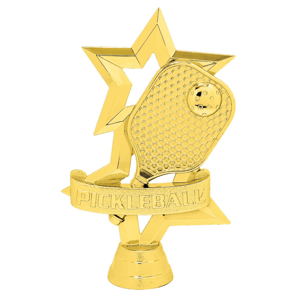 5 1/2" Pickleball Star Banner Figure