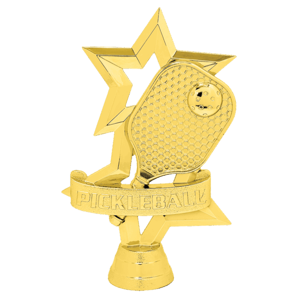 5 1/2" Pickleball Star Banner Figure