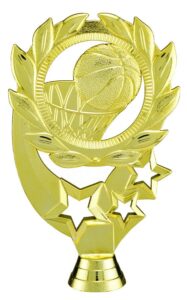 5 1/2" Basketball Sport Wreath Figure