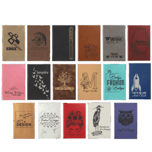 5 1/4" x 8 1/4" Laserable Leatherette Sketch Book with Unlined Notepad Sample Set